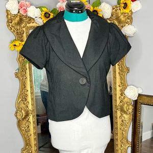Short Black Business Jacket